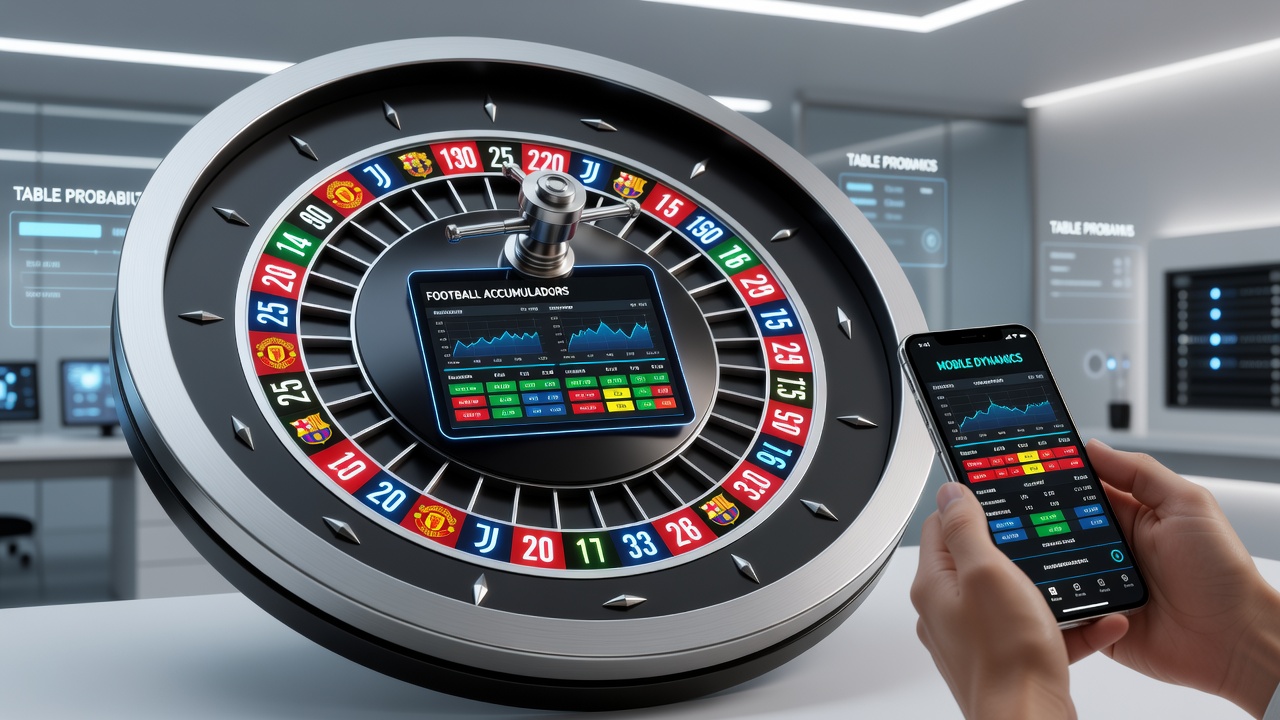 Live-Märkte und Roulette-Tische in einer mobilen Wett-App-Oberfläche