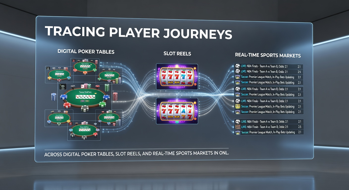 Darstellung von Echtzeit-Übergängen zwischen Sportwetten, Poker und Slots auf mobilen Plattformen